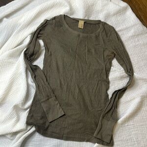 Long sleeve lace top